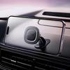 Hoco H73 Magnetic Car Phone Holder 360° Dashboard Mount for 4.5–7” Smartphones – Metal Gray