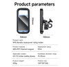 Hoco H95 Bendito IPX4 Waterproof Bicycle Motorcycle Phone Holder 4.5-7.0 Inch Black