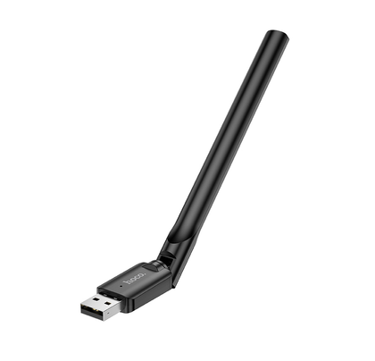 Hoco HI32 WiFi4 USB External Antenna Wireless Network Dongle. Black.