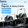 Hoco HW35 Power Electric Magnetic Air Vent Wireless Fast Charging Car Holder 15W Black