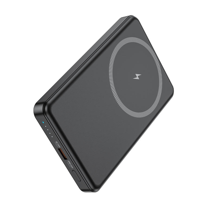 Hoco J125 Power Bank 5000mAh PD20W Magnetic MagSafe Wireless Fast Charger – Black.