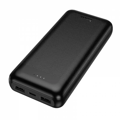 Hoco J153A Stability 20000mAh Portable Power Bank Black Dual USB Output Fast Charging LED Indicator Travel Charger.