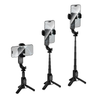Hoco K90 Single-Axis Gimbal Stabilizer Tripod Selfie Stick with Bluetooth Remote & Fill Light for 4.5–7 Inch Smartphones