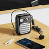 Hoco L23 Lemony Bluetooth 5.4 Portable 5W Speaker With Wired Microphone Black