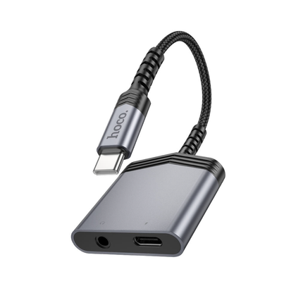 Hoco LS39 USB-C to USB-C 3.5mm Headphone Audio Adapter DAC PD 27W Fast Charging