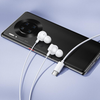 Hoco M117 Victory Type-C Digital Earphones with Microphone - White