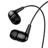 Hoco M97 Type-C Wired Earphones Stereo Bass Headphones with Microphone Black
