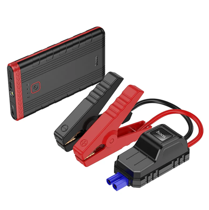 Hoco QS5 6000mAh Car Jump Starter & Power Bank – Portable USB-C Charger Black.