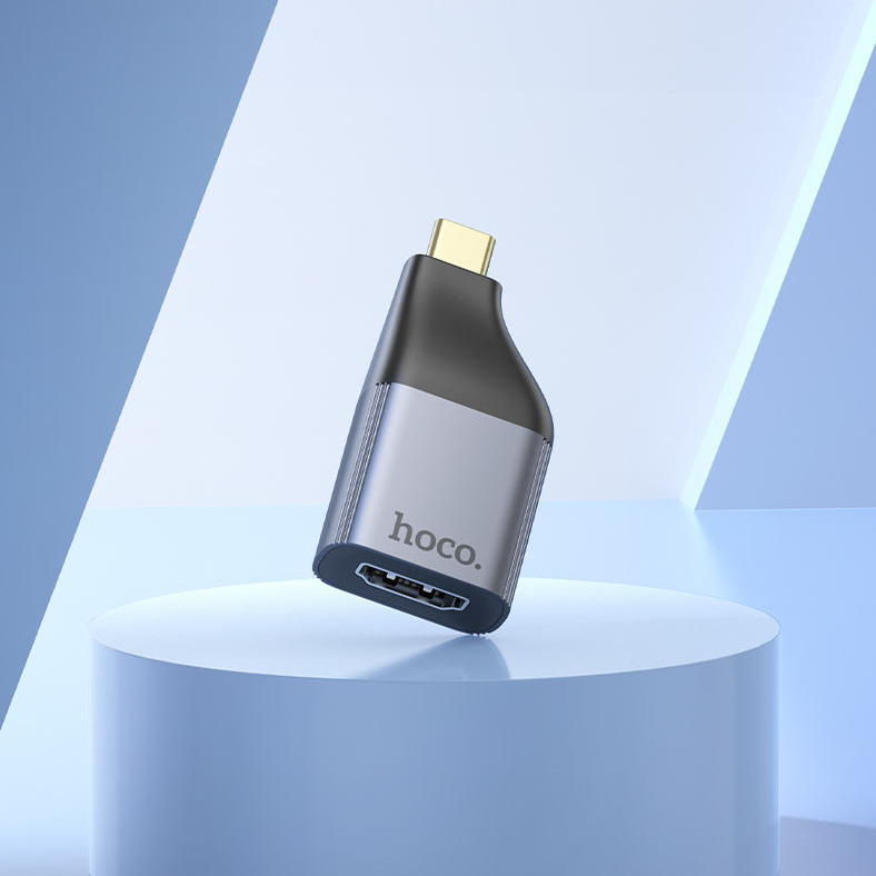 Hoco Type-C to HDMI Adapter UA33 4K 30Hz USB-C to HDTV Converter Split Screen for Laptop & Phone