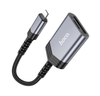 Hoco UA25 2-In-1 iPhone 5 To 14 SD And TF Card Reader 480Mbps Metal Gray