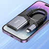 Hoco UA25 2-In-1 iPhone 5 To 14 SD And TF Card Reader 480Mbps Metal Gray