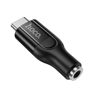 Hoco UPA35 Mia USB-C to 3.5mm Socket Digital Audio Adapter - Black