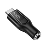Hoco UPA35 Mia USB-C to 3.5mm Socket Digital Audio Adapter - Black
