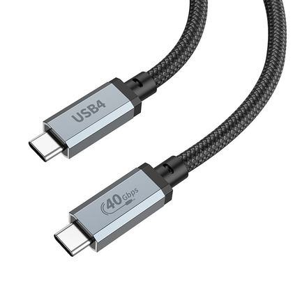 Hoco USB4 Type-C to Type-C  100W charging data cable, 4K 60Hz HD screen mirroring, up to PD100W charging, 1m 40Gbps US05.