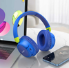 Hoco W43 Wireless Bluetooth 5.3 Stereo Headphones 25H Playtime TF AUX MP3 Blue