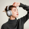 Hoco W63 Triunfo ANC Active Noise Cancelling Bluetooth 5.4 Headphones, 55H Battery, App Support, Silver.