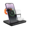 Hoco Wireless Charging Desktop stand with lamp. For phone, watch, earbuds. 15W. Black. CQ9.
