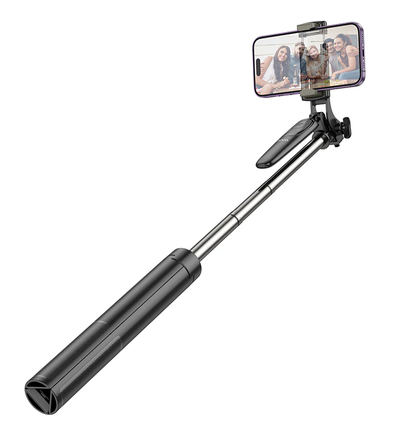 Hoco Wireless Selfie Stick ultra long 360 Tripod Monopod with Bluetooth Remote Shutter Universal for iPhone Android Smartphones 157cm K19.