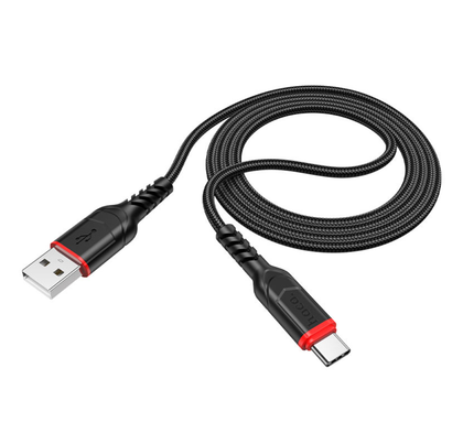 Hoco X59 Victory 3M USB-A to USB-C Charging Data Cable 3A Black