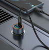 Hoco Z57A Glorious 30W PD/QC3.0 Metal Car Charger – Gold, Dual USB & Type-C Fast Charge