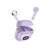 Hoco EQ1 True Wireless Earbuds Bluetooth 5.3 Headphones with LED Display Mic 7H Playtime Purple.