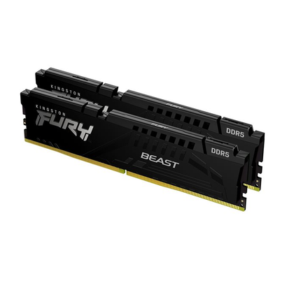 Kingston FURY Beast 16GB DDR5 Memory Kit. 2 x 8GB. DIMM 288-pin 5600MHz. PC5-44800 unbuffered