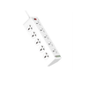LDNIO SC10610 Power Strip 2500W 10 Socket 5 USB-A & 1 USB-C PD QC3.0 Fast Charging UK Plug