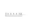 LDNIO SC10610 Power Strip 2500W 10 Socket 5 USB-A & 1 USB-C PD QC3.0 Fast Charging UK Plug