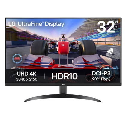 LG UltraFine 32UR500K-B 32" 4K UHD VA HDR10 Monitor 3840x2160 60Hz HDMI DisplayPort Black