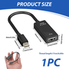 Mini DP DisplayPort to HDMI 4K 15cm Adapter. Male to Female Thunderbolt to HDMI.