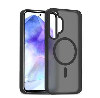 Samsung A13 4G 5G / A04s 5G Case. Magsafe, Magnetic Shockproof Rugged Hard Cover, Black, Skin Feel.