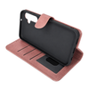 Samsung A14 4G 5G phone case wallet cover flip anti drop anti slip shockproof rose gold pink cover