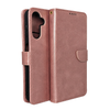 Samsung A14 4G 5G phone case wallet cover flip anti drop anti slip shockproof rose gold pink cover