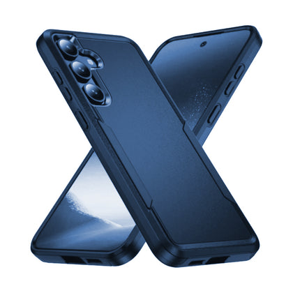 Samsung A14 4G/5G Symmetry Hard Phone Case. Blue armor, Anti drop, shockproof, rugged and protective.