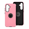 Samsung A36 / A37 / A56 Phone Case with Ring Holder & Kickstand. Magnetic Shockproof Anti-Drop Cover. Pink