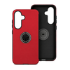 Samsung A36 / A37 / A56 Phone Case with Ring Holder & Kickstand. Magnetic Shockproof Anti-Drop Cover. Red