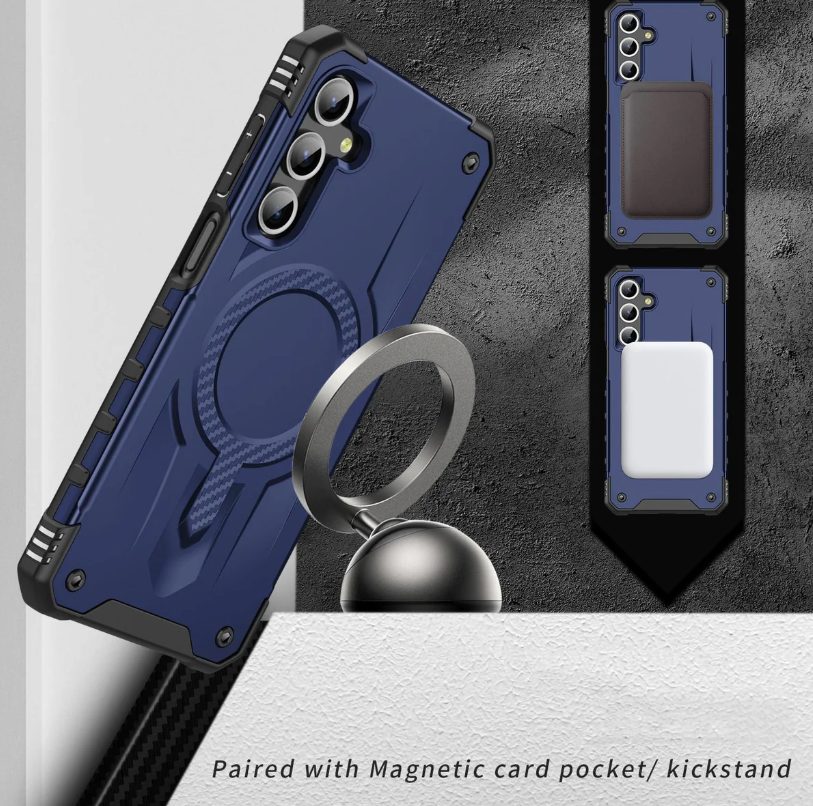 Samsung A36 / A37 / A56 5G phone case black. Magnetic, Magsafe, Armor, Anti-Drop, Shockproof, Rugged, Protective.