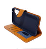 Samsung A57 phone case wallet cover flip anti drop anti slip shockproof brown.