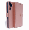 Samsung A57 phone case wallet cover flip anti drop anti slip shockproof rose gold pink.