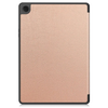 Samsung Galaxy Tab A9+ and A11+ Case Rose Gold – 3-Fold Smart Leather TPU Cover with Auto Sleep/Wake & Stand