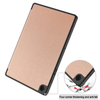 Samsung Galaxy Tab A9+ and A11+ Case Rose Gold – 3-Fold Smart Leather TPU Cover with Auto Sleep/Wake & Stand