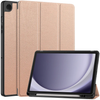 Samsung Galaxy Tab A9+ and A11+ Case Rose Gold – 3-Fold Smart Leather TPU Cover with Auto Sleep/Wake & Stand