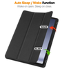 Samsung Galaxy Tab A9+ and A11+ Case black. 3 Fold Smart Leather TPU Cover with Auto Sleep/Wake & Stand