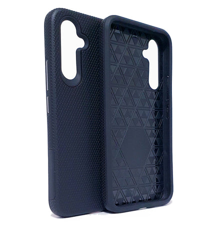 Samsung S23 phone case anti drop anti slip shockproof rugged dotted black.
