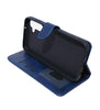 Samsung S25 FE phone case wallet cover flip anti drop anti slip shockproof blue.