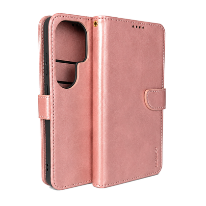 Samsung S26 Ultra phone case wallet cover flip anti drop anti slip shockproof Rose Gold Pink