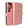 Samsung S26 Ultra phone case wallet cover flip anti drop anti slip shockproof Rose Gold Pink