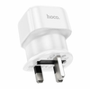 Travel adapter plug EU to UK. Hoco AC20B