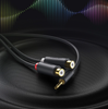 UGREEN 3.5mm male to 2 RCA female adapter 25cm cable