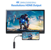 USB C to HDMI Adapter 4K 30Hz, Type-C to HDMI Converter, Thunderbolt 3 Compatible, Video & Audio Output.